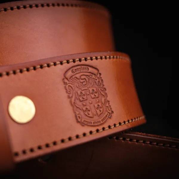 35mm Stitched Gent's Belt