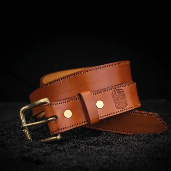 35mm Stitched Gent's Belt