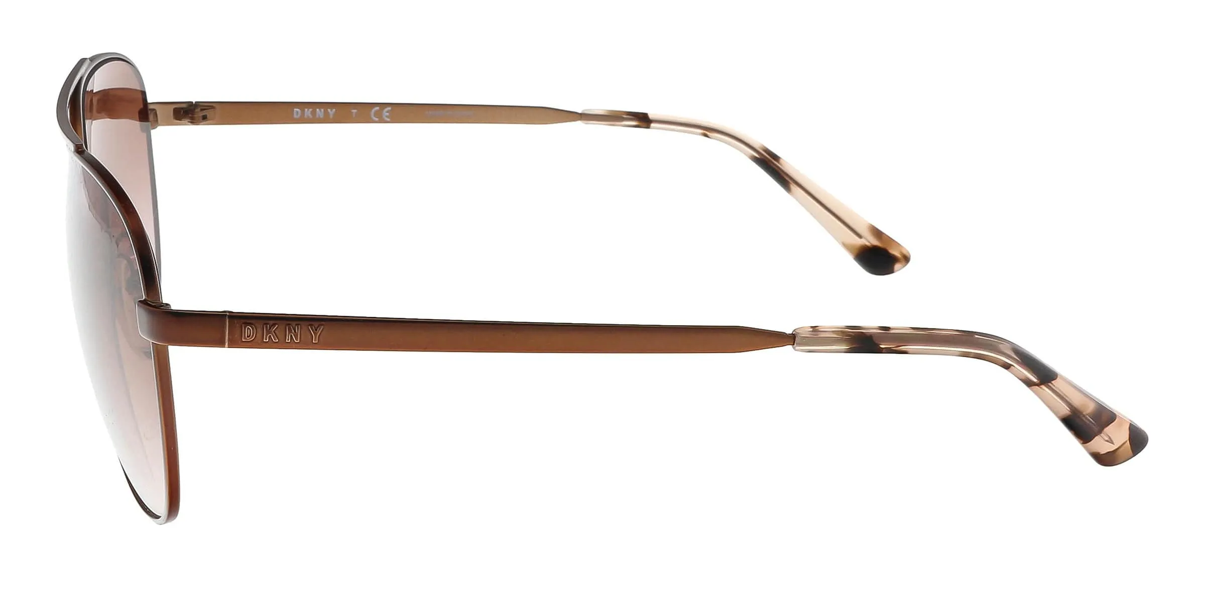 DKNY DY5085 12421358 Rose Gold Aviator Sunglasses