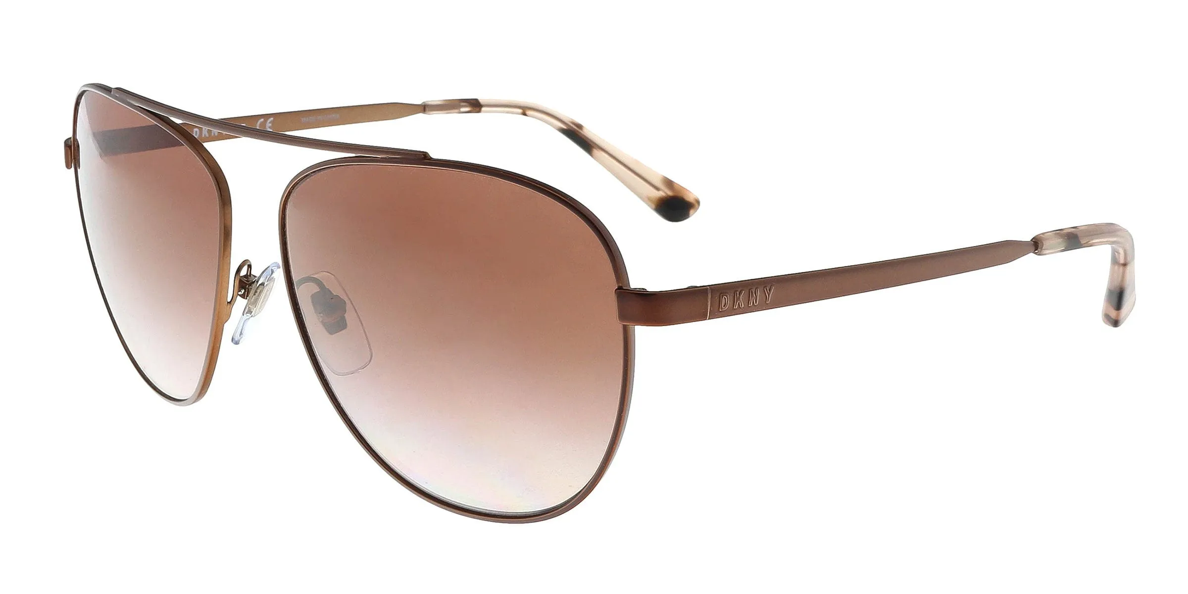 DKNY DY5085 12421358 Rose Gold Aviator Sunglasses