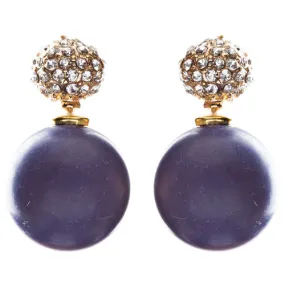 Elegance Fashion Crystal Rhinestone High Quality Stone Dangle Earrings E826 VIO