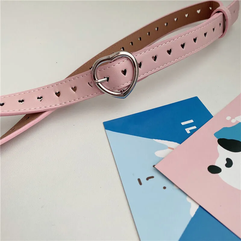 Heart Buckle Love Aesthetic Belt