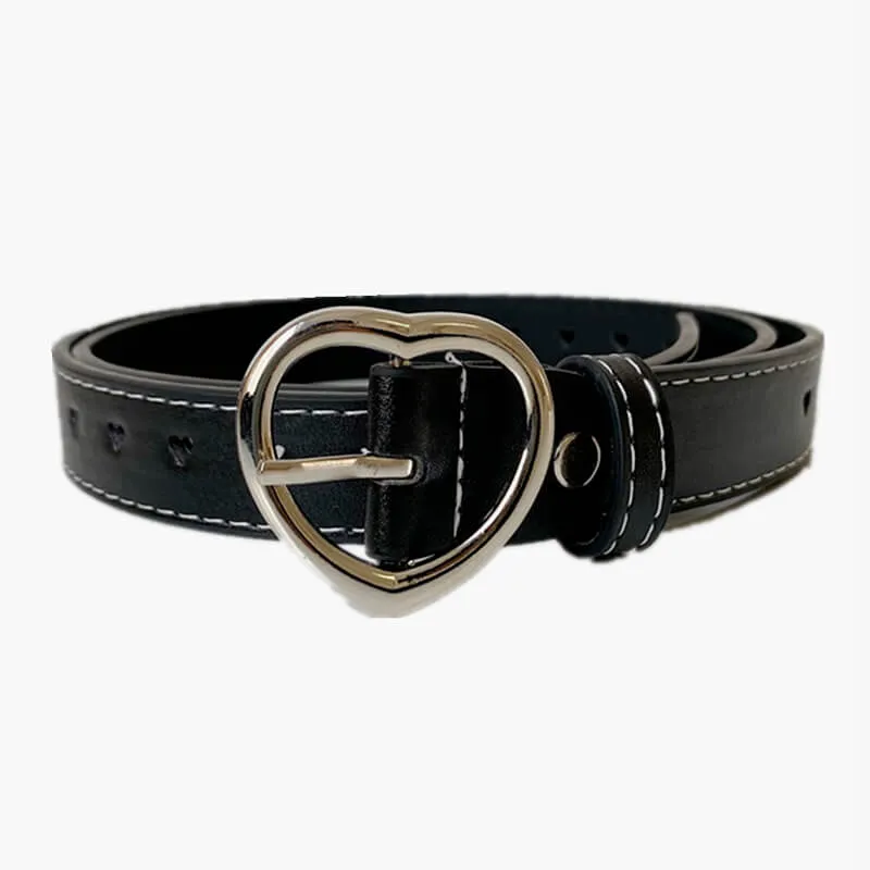 Heart Buckle Love Aesthetic Belt