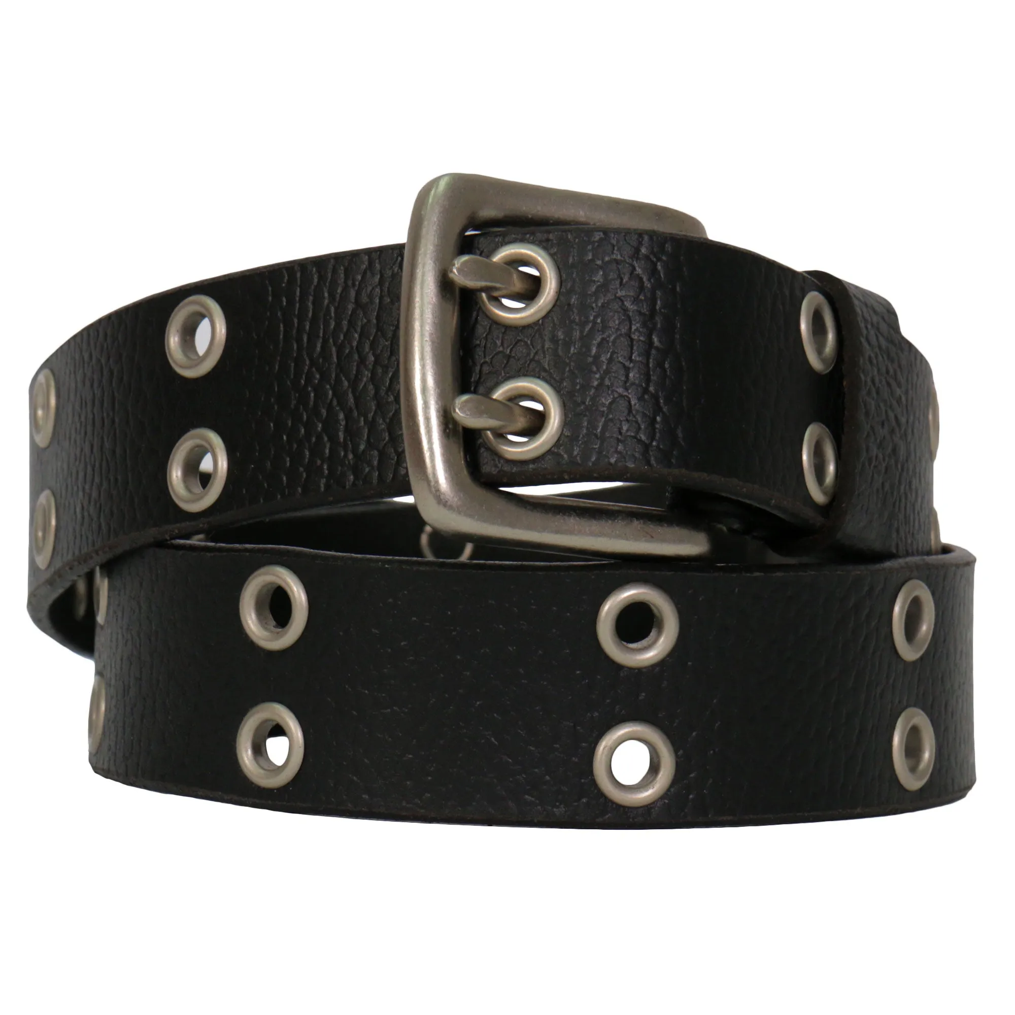 Hot Leathers 1 1/2" Double Eyelet Leather Belt