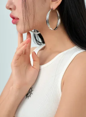 Large Hoop Earrings BU308