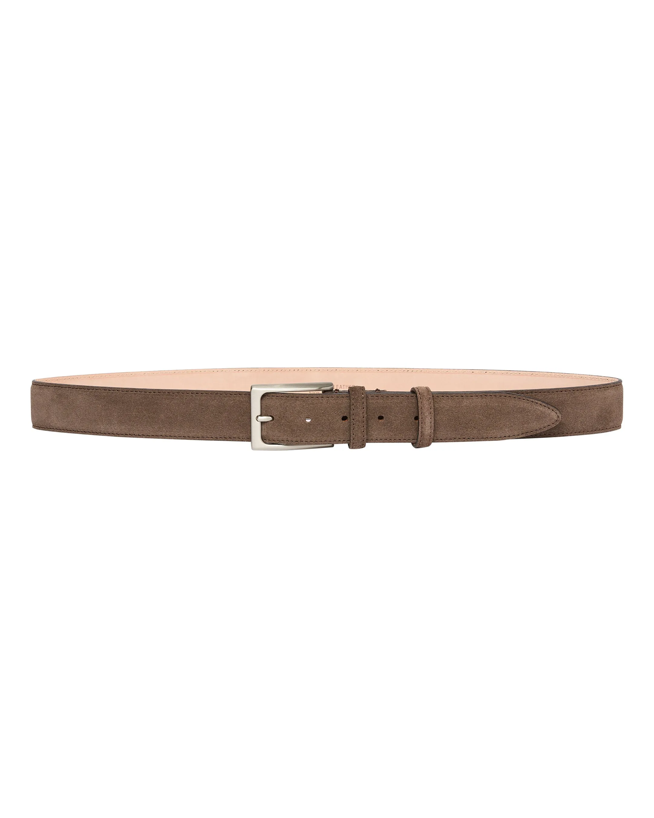 Men's Suede Belt Brown