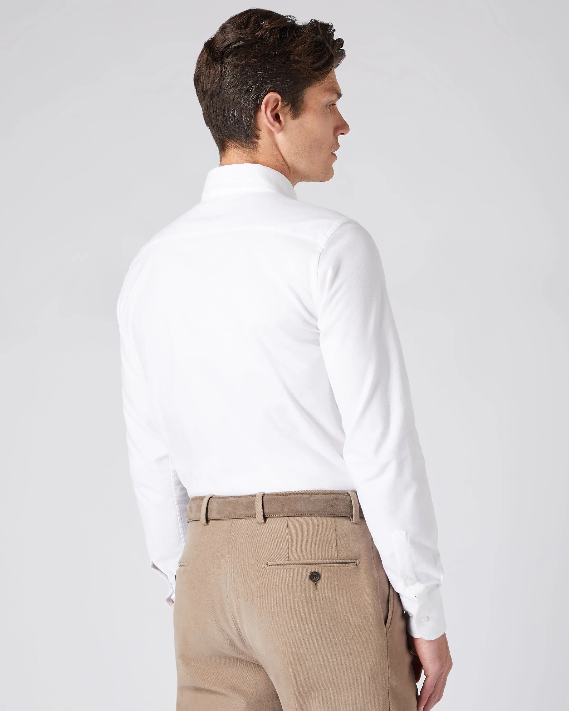 Men's Suede Belt Brown