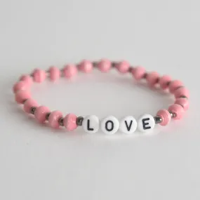 Paper Bead Love Bracelets