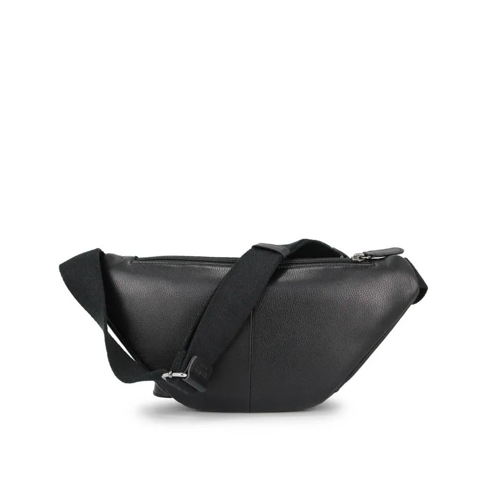 Picard Mobile Men's Leather Waist Pouch (Black)