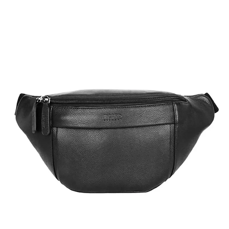 Picard Mobile Men's Leather Waist Pouch (Black)