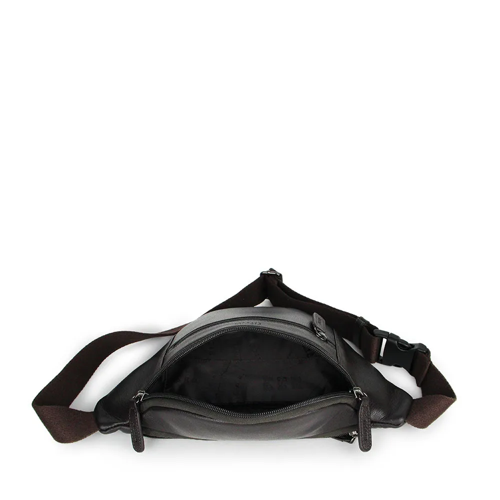 Picard Mobile Men's Leather Waist Pouch (Cafe)