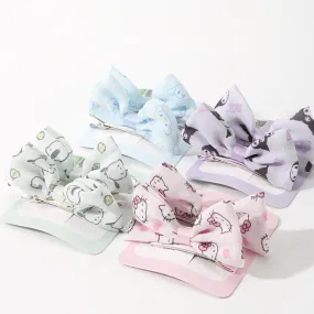 Sanrio 2pcs Set Bow Decor Chiffon Alligator Hair Clips