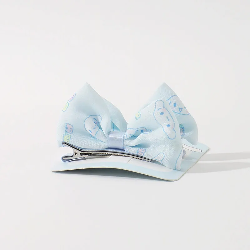 Sanrio 2pcs Set Bow Decor Chiffon Alligator Hair Clips